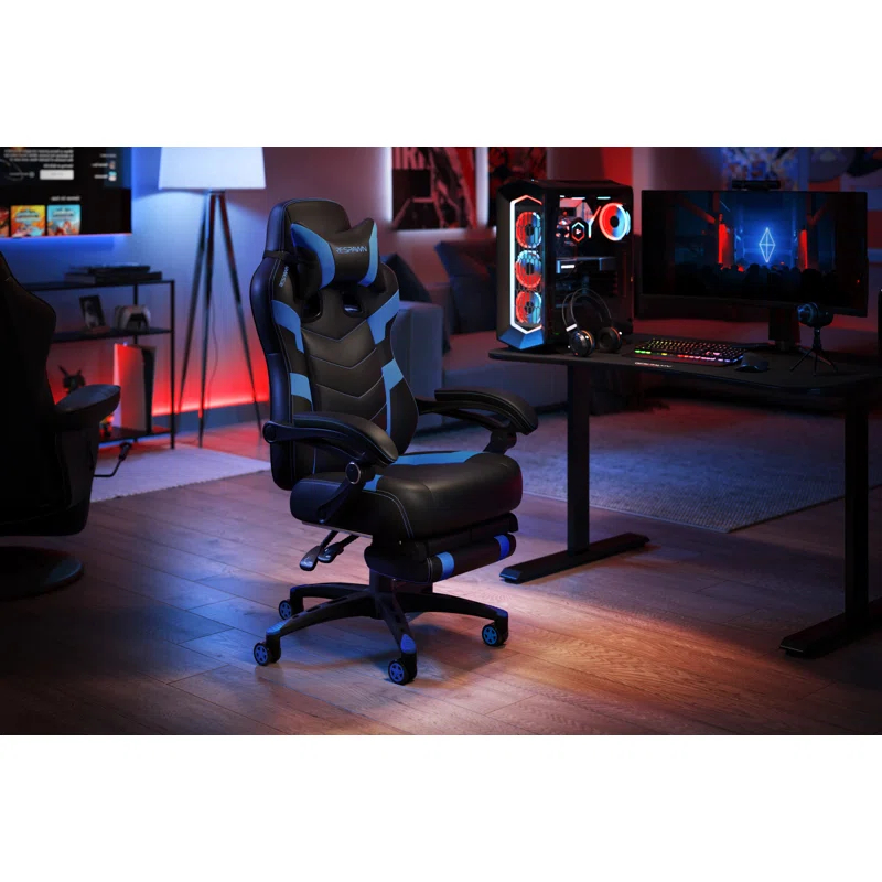 Respawn RESPAWN 110 Pro Gaming Chair - Gaming Chair with Footrest, Reclining Gaming Chair, Video Gaming Computer Desk Chair, Adjustable Desk Chair, Gaming Chairs For Adults With Headrest Pillow
