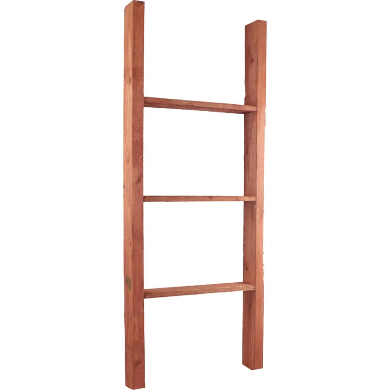 Ekena Millwork Vintage Farmhouse Rung Decorative Ladder