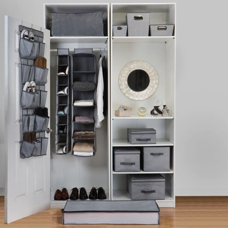 Simplify 10 Pair Hanging Shoe Organizer