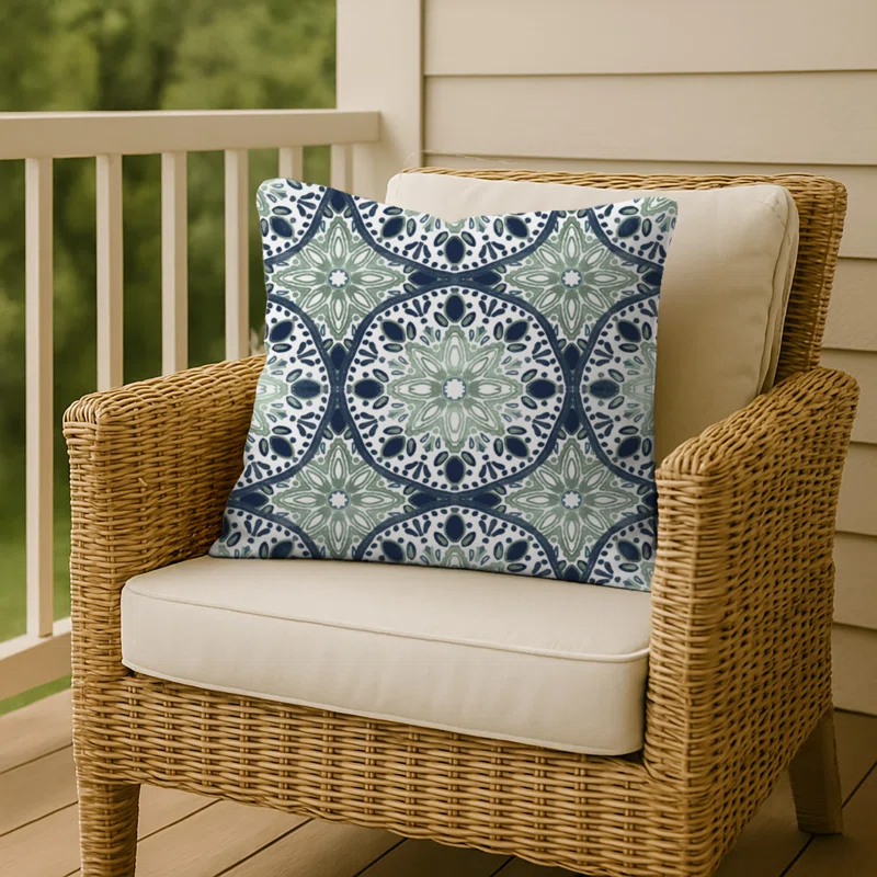 Designs Direct Creative Group Geometric Indoor/Outdoor Throw Pillow