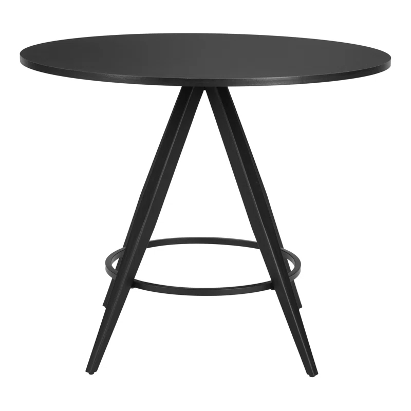 Dinos Round Metal Base Dining Table