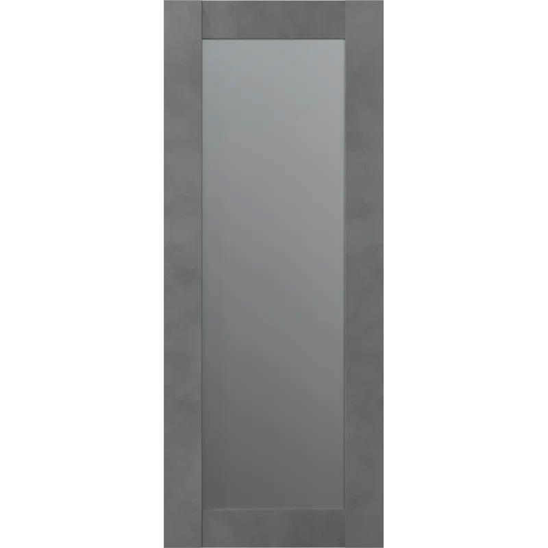 Belldinni Avon 207 Solid Manufactured Wood and Full Lite Glass  Paneled Prefinished Standard Door Slab
