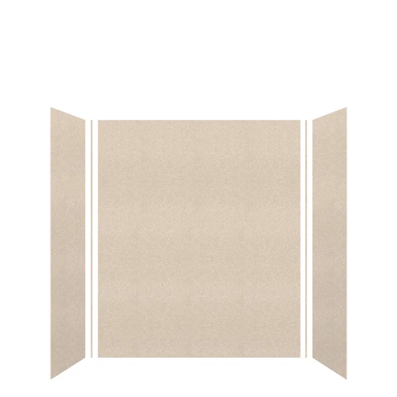 Transolid SaraMar 60'' W 36'' D 72'' H Glue Up Solid Surface Wall