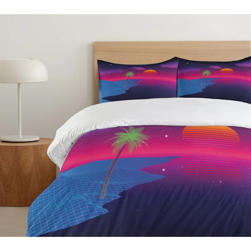 Ambesonne Microfiber Duvet Cover Set | Wayfair