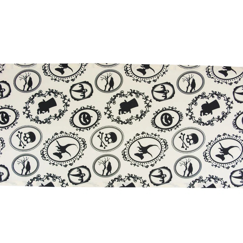 The Holiday Aisle® Turnbow Halloween Portrait Table Runner