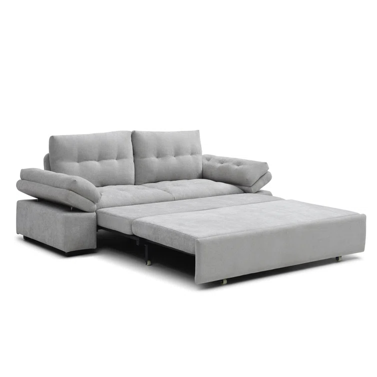Latitude Run® Munos Full Size Convertible Sleeper Sofa, 77" Pull Out Sofa Bed