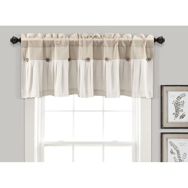 OTOTWER Patchwork 52'' W Window Valance