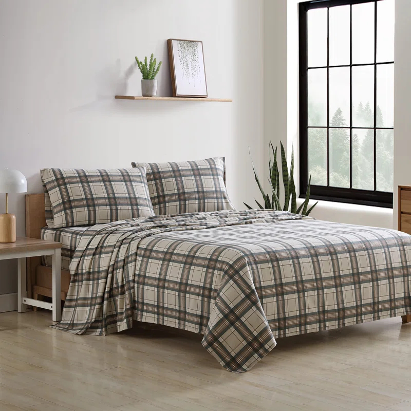 Eddie Bauer Cozy Cotton Flannel Sheet Sets