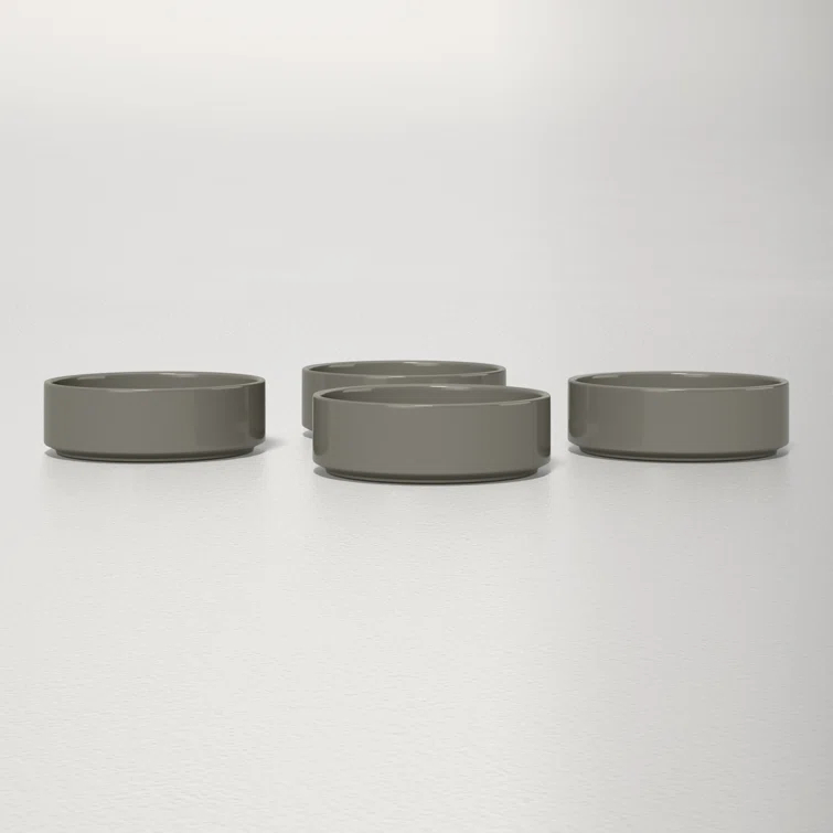 PILAR Stoneware 12 oz. Pasta Bowl (Set of 4)