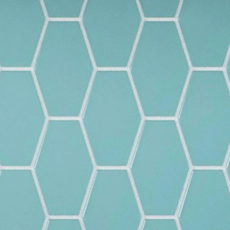 Cruz Bay Studio Long Hex 10.60in.x11 in. Glass Mosaic Tile