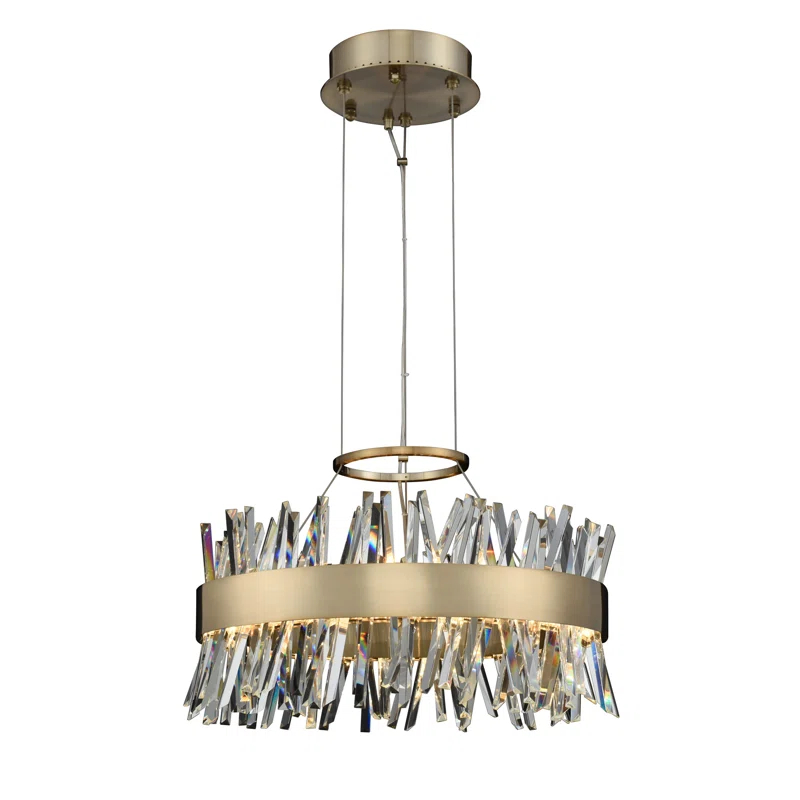 Allegri by Kalco Lighting Glacier 1 - Light LED Unique/Statement Pendant