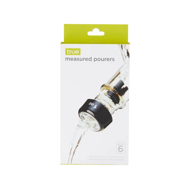 True Measured .5, 1 & 2 oz Pour Spout (Set of 6)