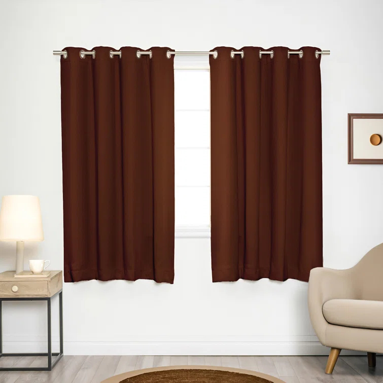 Best Home Fashion, Inc. Solid Grommet Blackout Thermal Curtain Panels & Reviews | Wayfair
