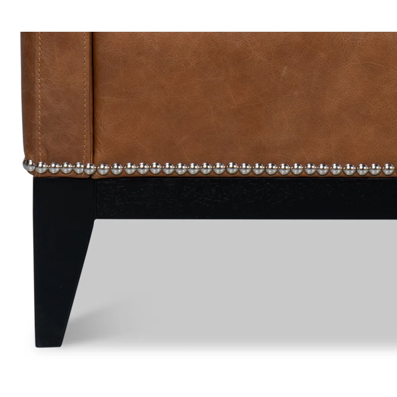 Sarreid Ltd Brandy Leather Armchair