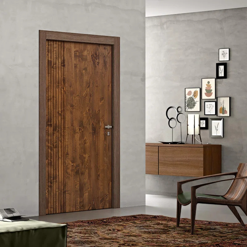 Calhome Paneled Pine Wood Standard Door