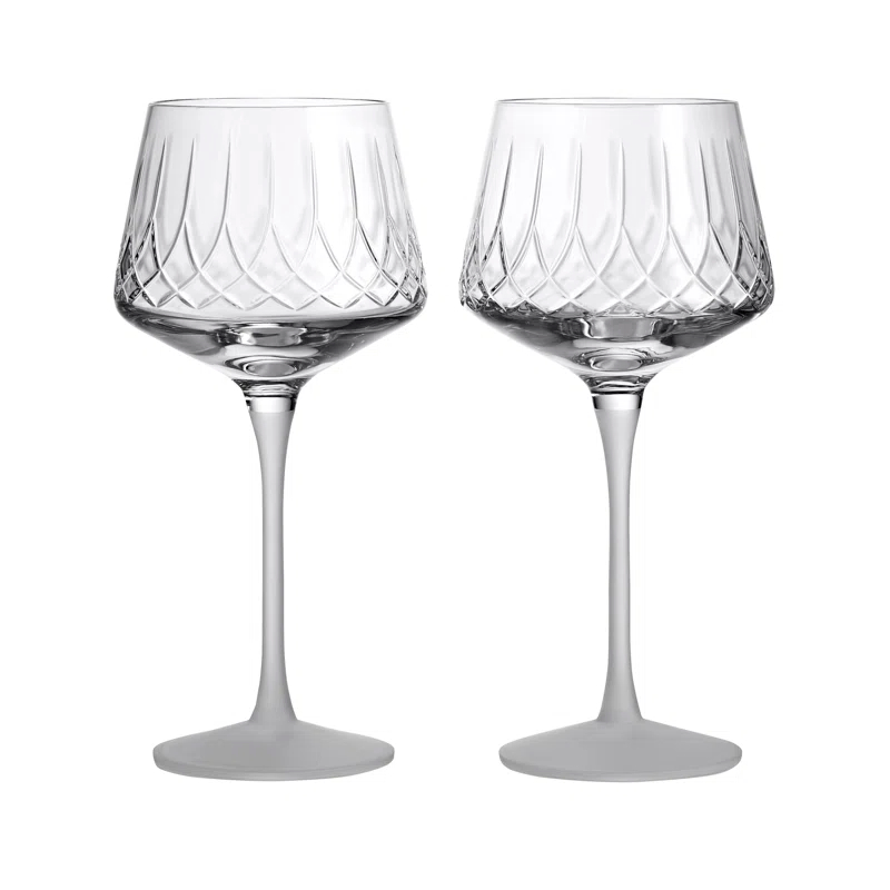 Waterford Lismore Arcus Wine Universal 14 oz (Set of 2)