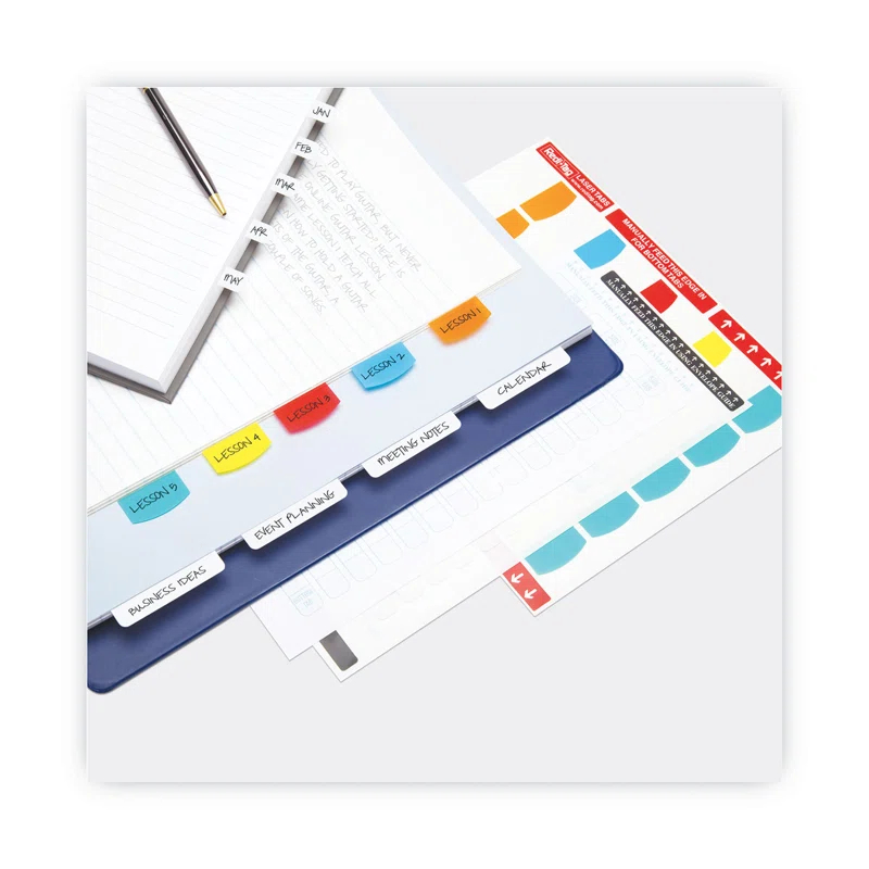 Redi-Tag Corporation Redi-Tag® Printable Laser Index Tabs Plastic File Tab Labels