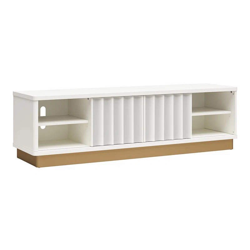 Rene Modern Scalloped TV Stand for TVs up to 65"