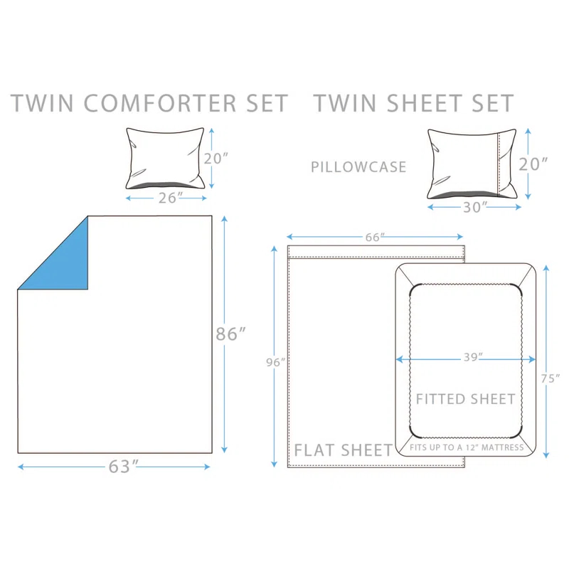 Royale Linens Polyester Geometric Comforter Set