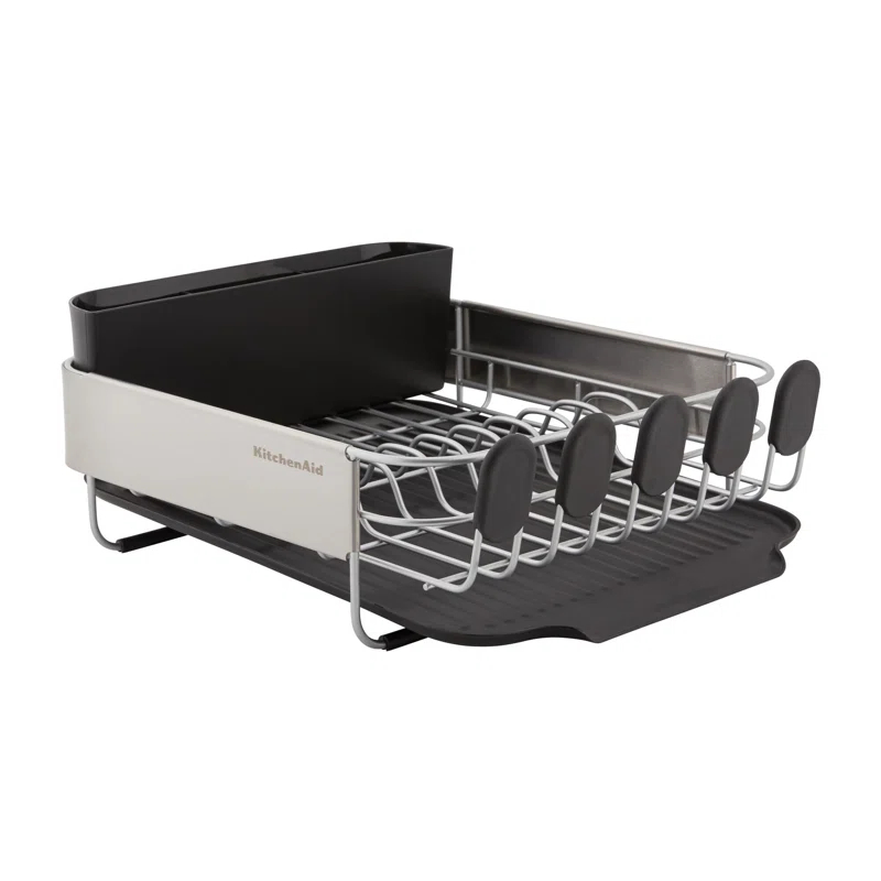 KitchenAid® Compact Stainless Steel Dish Rack, 16.06-Inch