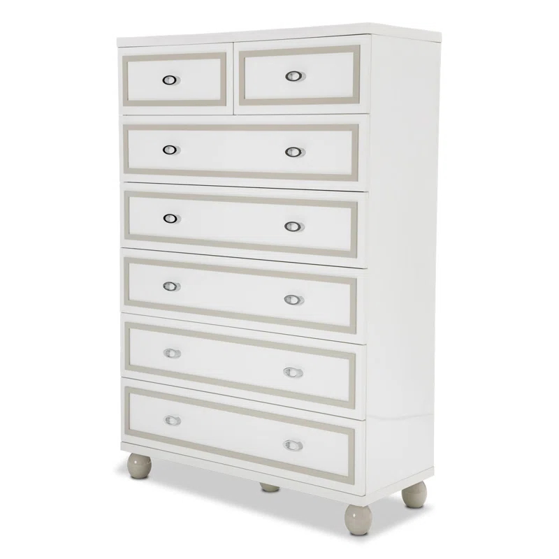 Michael Amini Sky Tower 40'' W 7 - Drawer Dresser