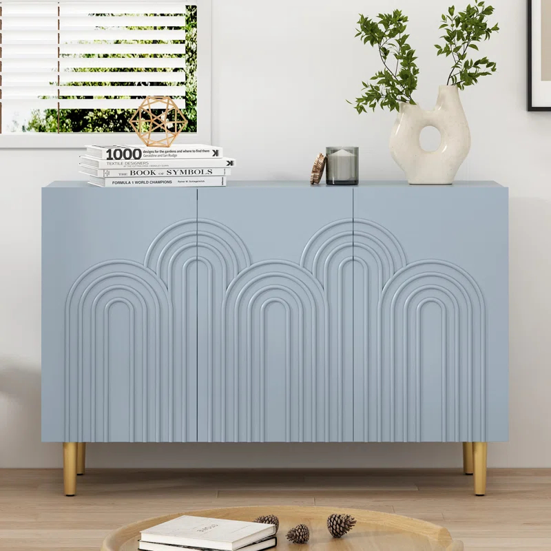 Sirgio 47.2'' Sideboard Buffet Cabinet with 3 Doors for Kitchen, Hallway, Living Room