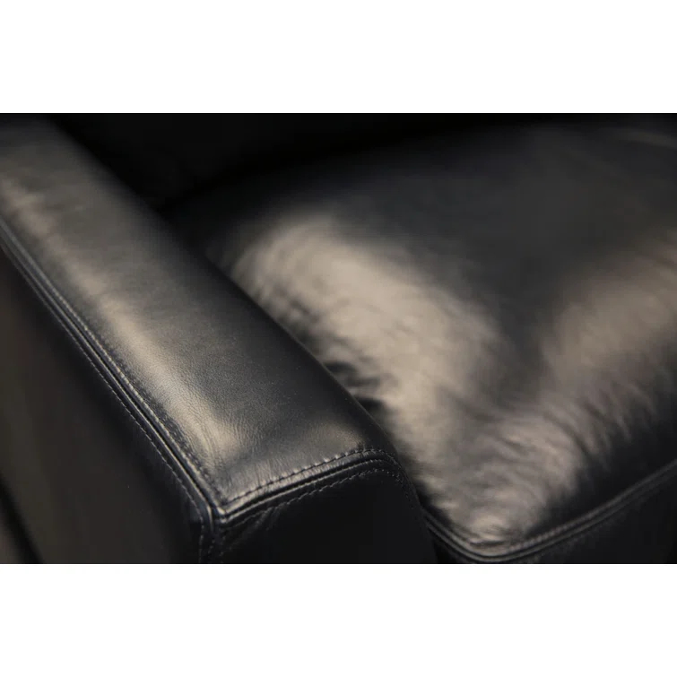 Hello Sofa Home Skyline 89'' Leather Sofa