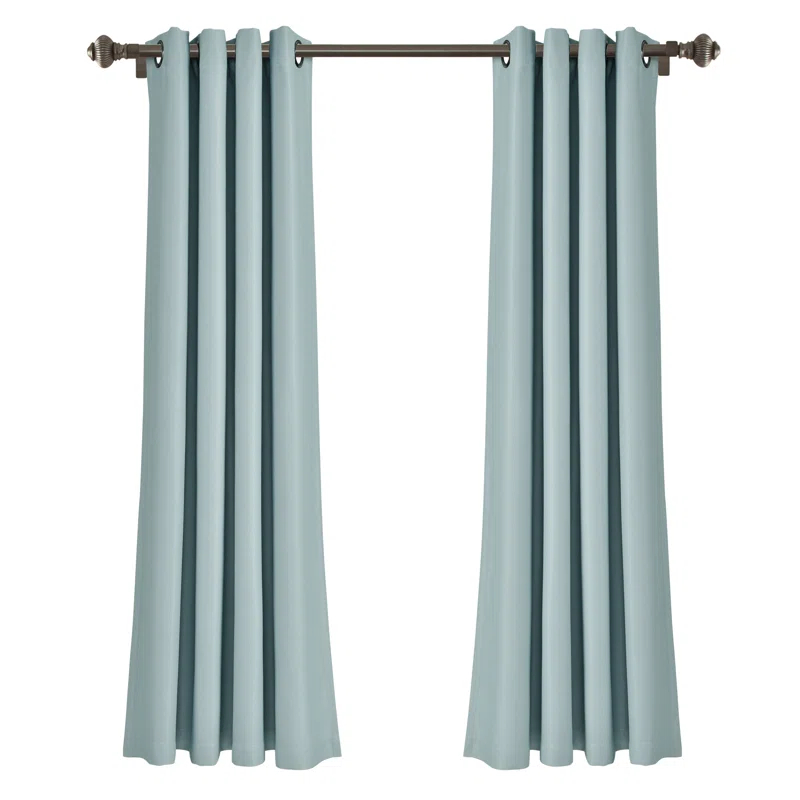 Torre & Tagus Insulated Polyester Blackout Curtain Pair (Set of 2)