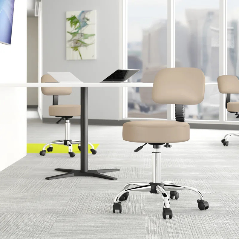 Boss Office Products Vinyl Drafting Chair
