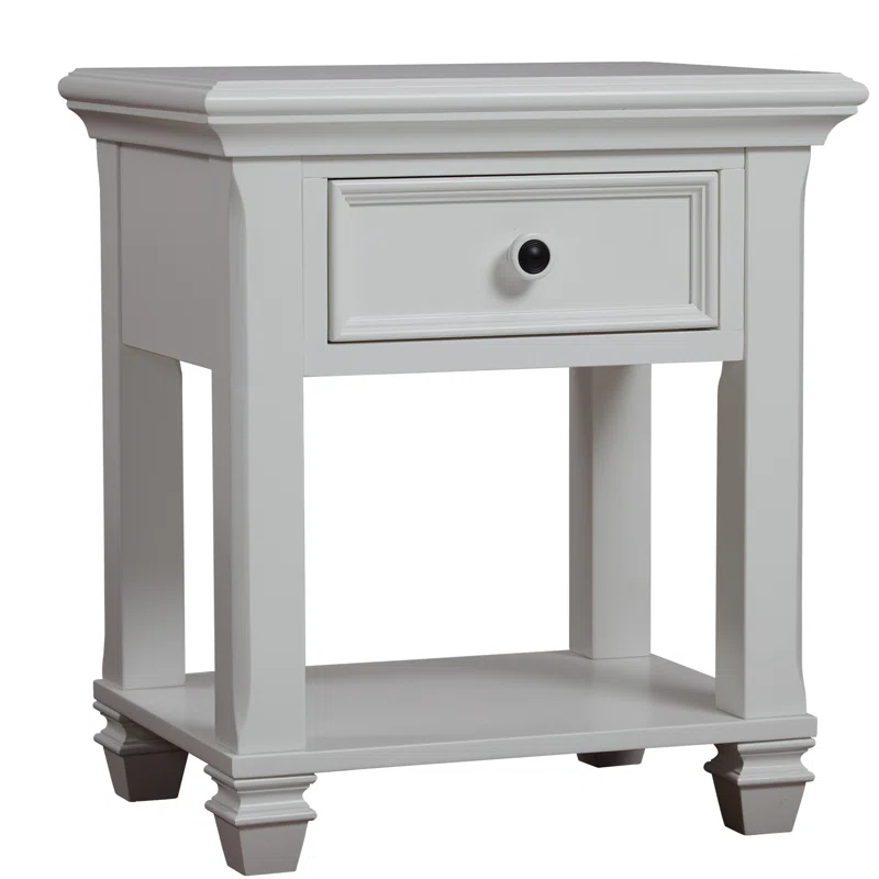 Baby Cache Glendale 1 Drawer Solid Wood Nightstand