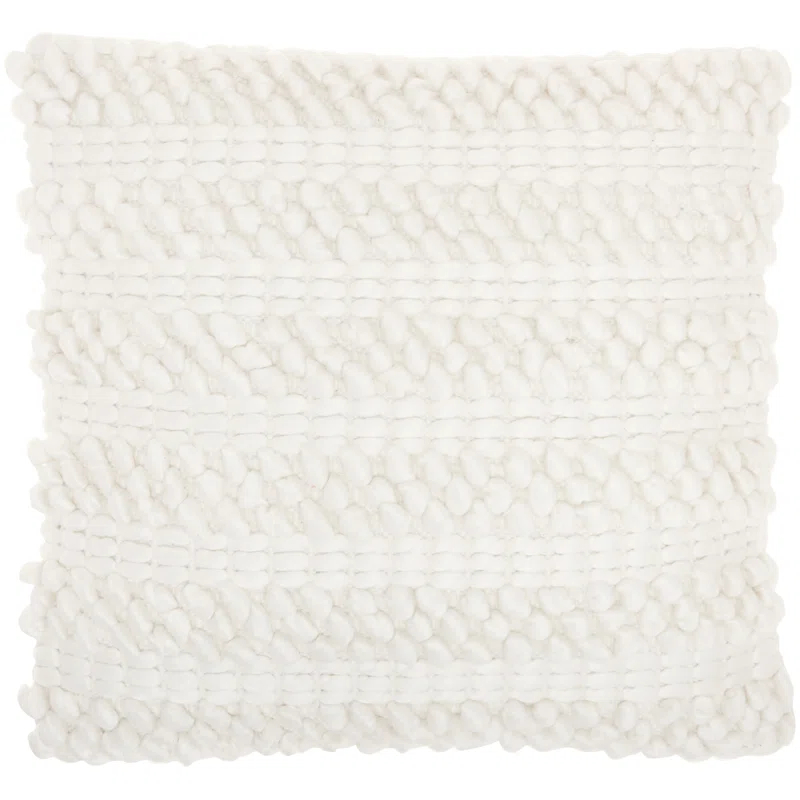 Mina Victory Striped Throw Pillow With Texture