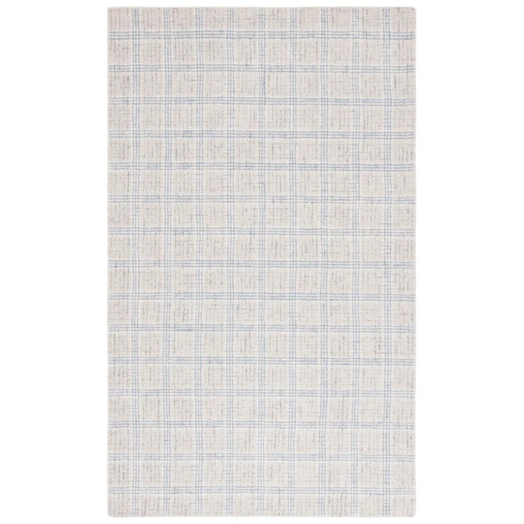 Safavieh Ebony Hand Tufted Wool Pile Plaid Rug