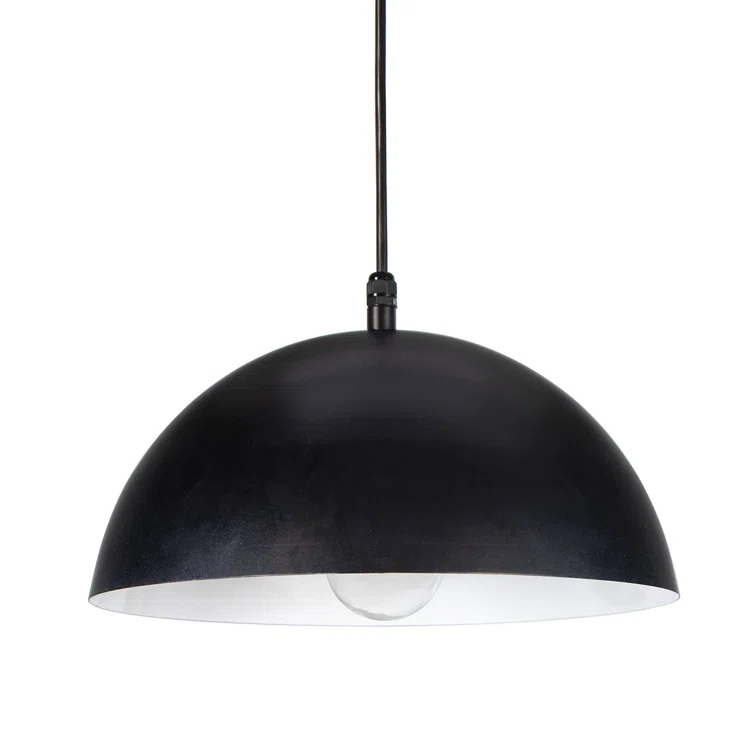 Peridot Outdoor Pendant Light by Regina Andrew - Black / Small