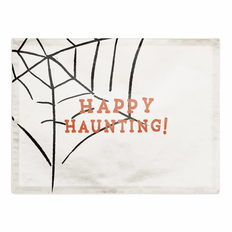 The Holiday Aisle® Shawver Poly Twill No Pattern Rectangle Placemat