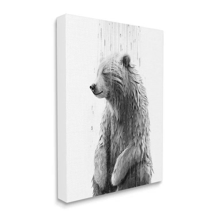Stupell Industries " Bear Water Splash " by Annalisa Latella