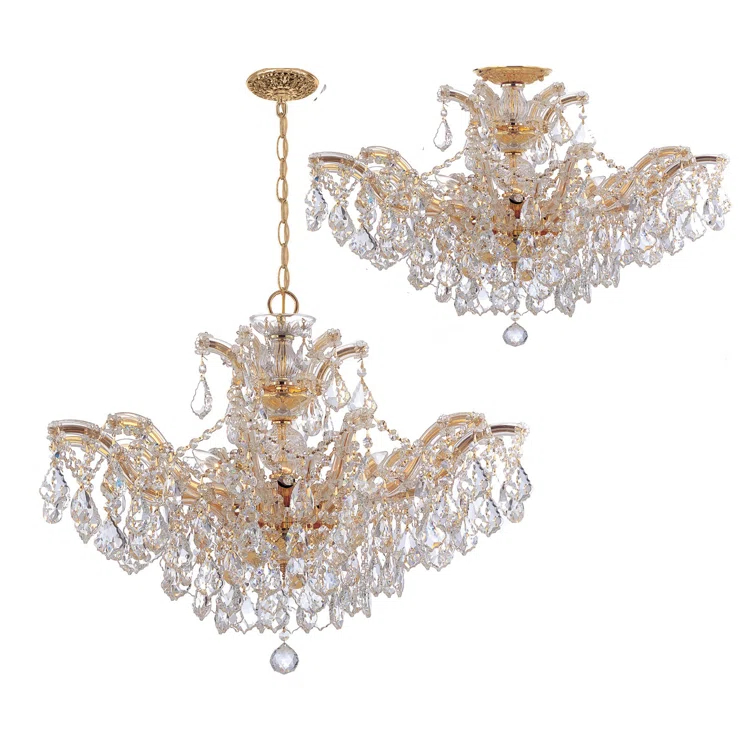 Willa Arlo™ Interiors Weekes 6 - Light Glass Empire Chandelier