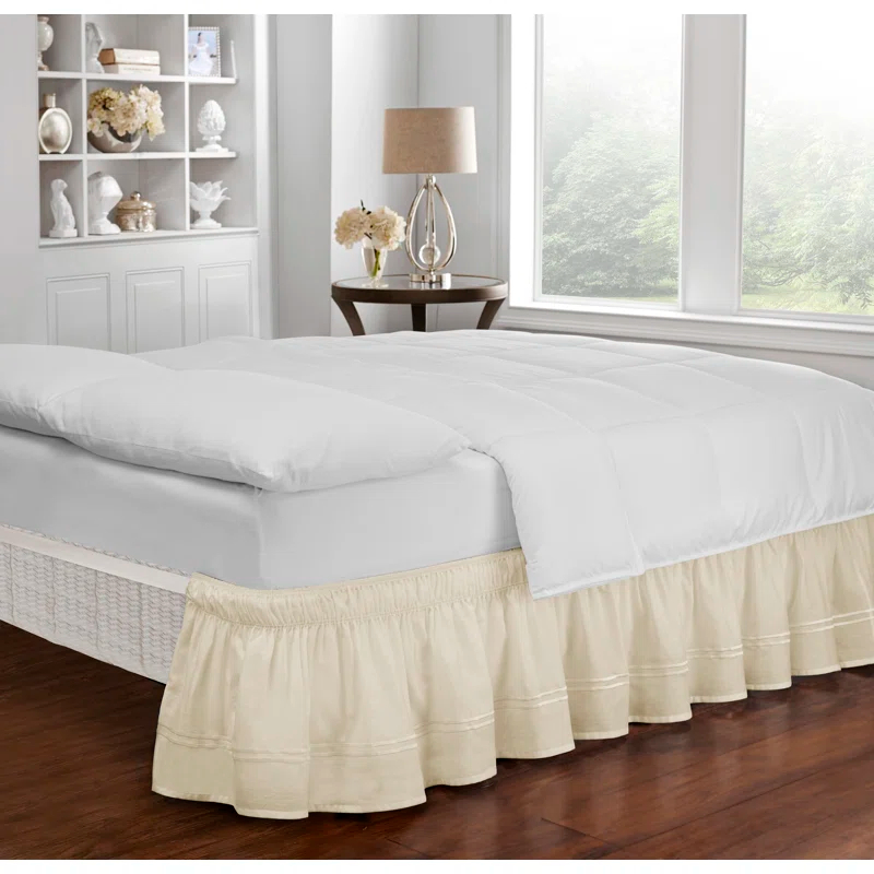 Easy Fit™ Baratta Ruffled Wrap Around Bed Skirt