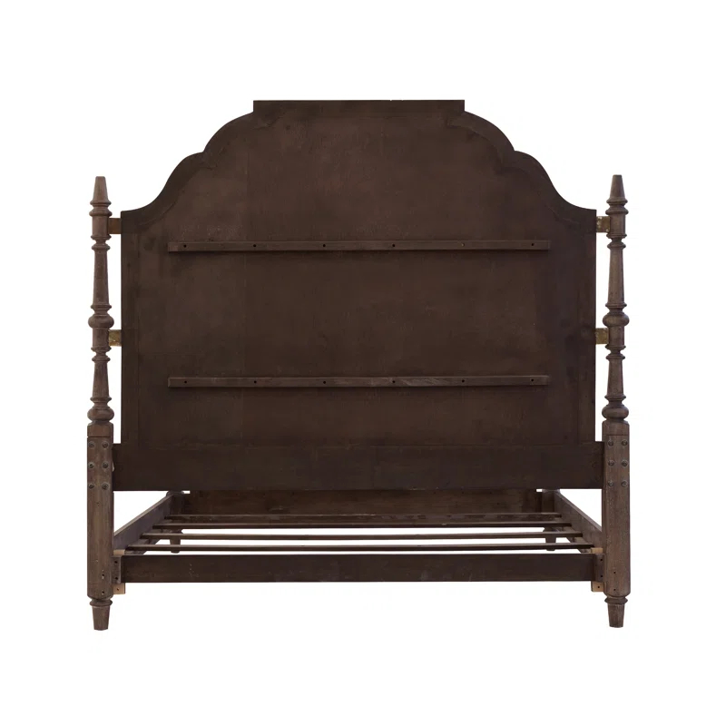 Pulaski Furniture Revival Row Scalloped Wood Panel Bed