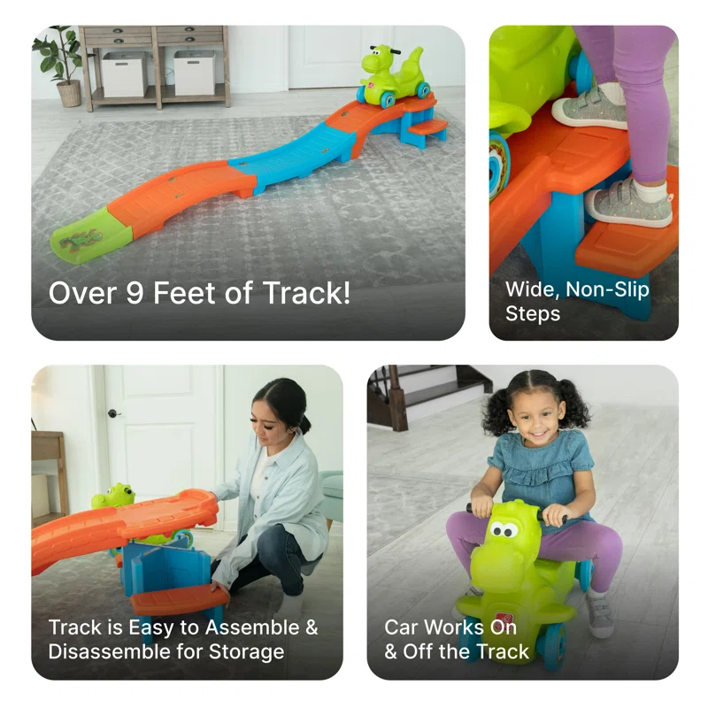 Dino Dash Up & Down Roller Coaster