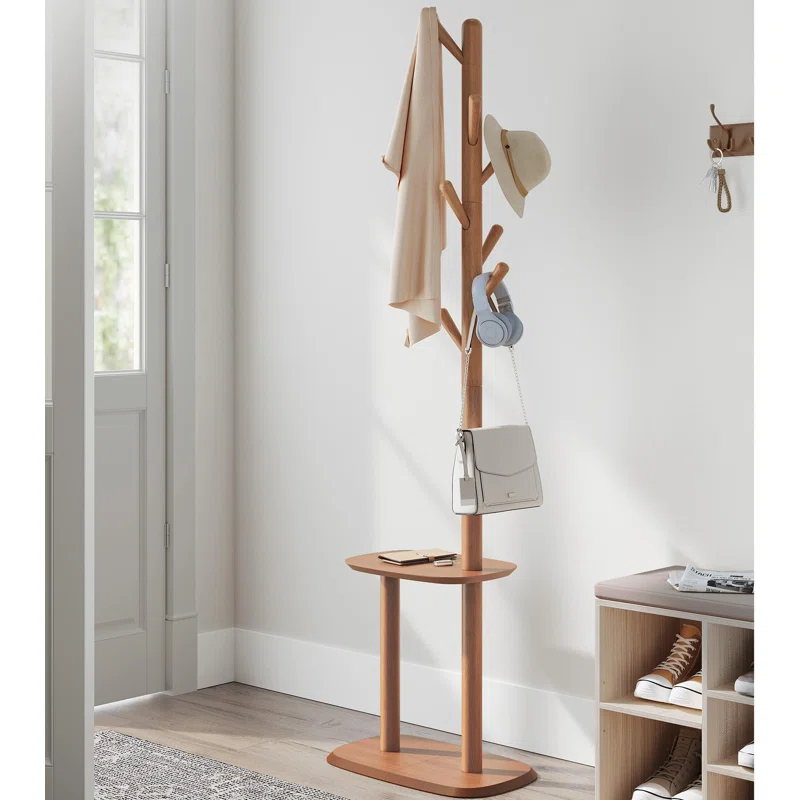 Latitude Run® Coat Rack Stand With 8 Hooks