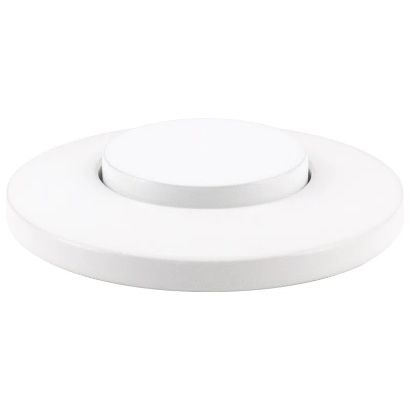 Westbrass Kitchen Sink Waste Disposal Air Switch and Dual Outlet Control Box, Flush Button