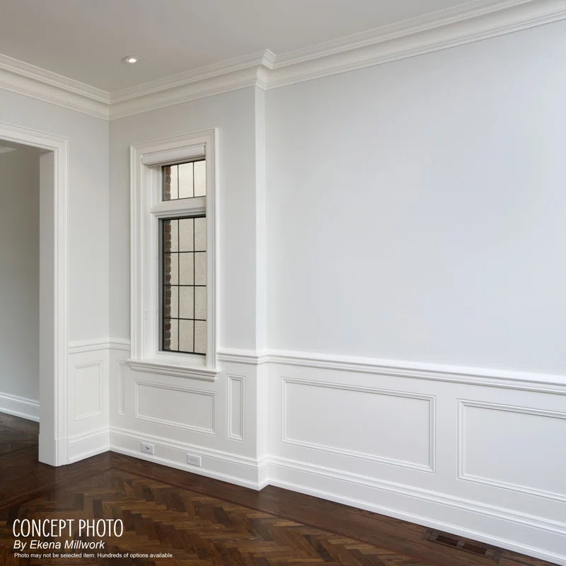 Ekena Millwork 4"H x 3/8"P x 94 1/2"L Fluted Panel Moulding