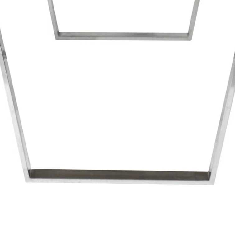 Benjara Metal Base Dining Table