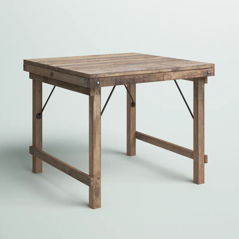 Steelside™ Elkanah Solid Wood Dining Table
