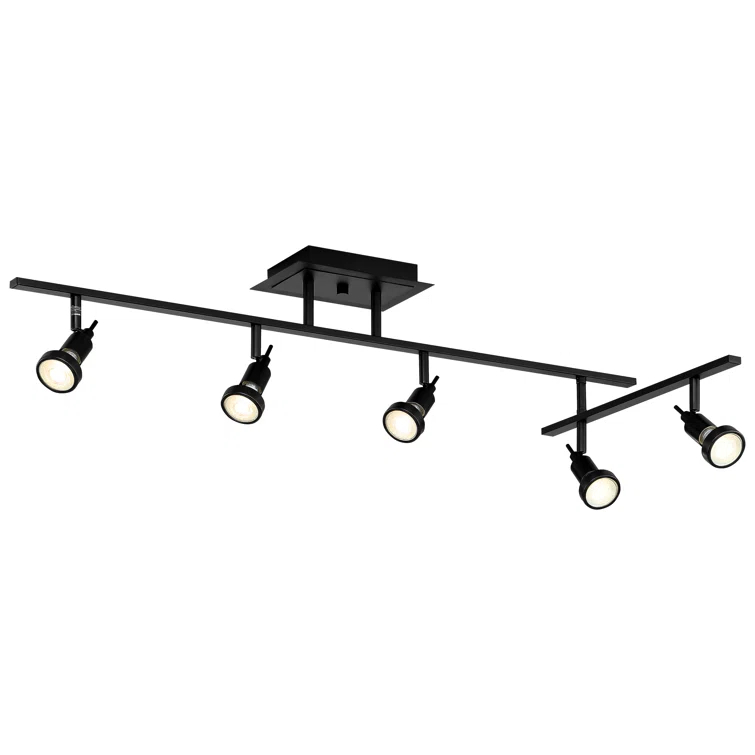 Access Lighting 51.5'' 5 -Light Swing Arm Track Track Kit with Dimmable