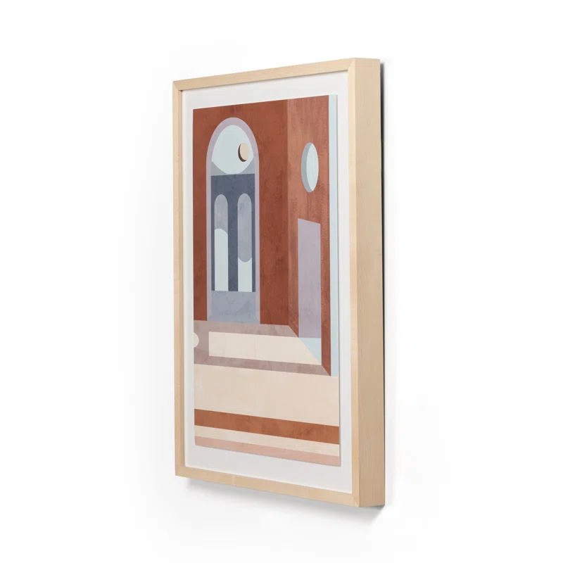 Four Hands Art Studio Coup Desprit " Surrealism Dreamscapes Hallway 1 " by Coup DEsprit Painting Print