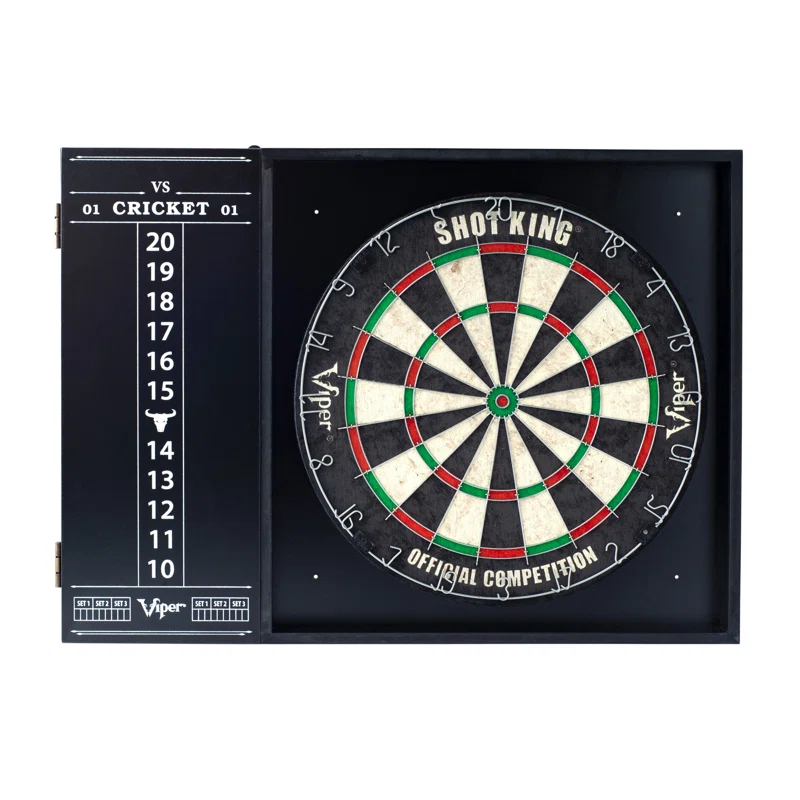 Viper Viper Steadfast Bristle Dartboard and Backboard Set with Darts