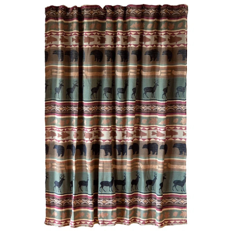 Carstens Inc. Skagit River Shower Curtain
