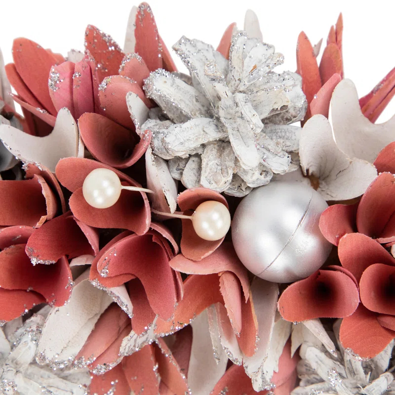 Northlight Seasonal Faux Pinecone Wood 13'' Wreath