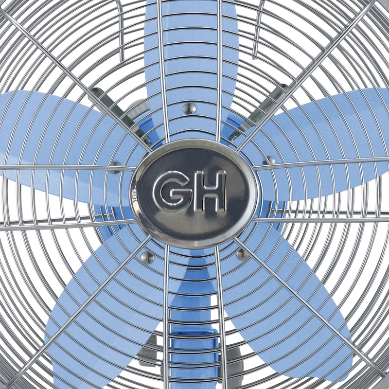 Good Housekeeping Good Housekeeping's All-Metal Retro 3-Speed 12" Oscillating Office Desk Table Fan (Multiple Finishes Available)